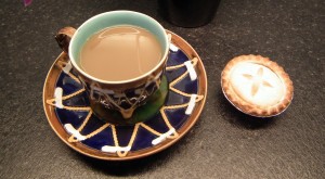 George Jones drum cup and saucer