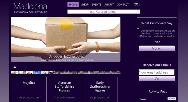 New look to Madelena online store