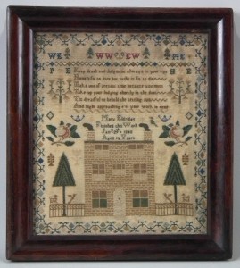 1840 Mary Eldridge sampler