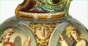 Minton Ewer Detail