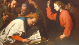 The original design source, now in the Kunsthistorisches Museum, ''Jesus and the doctors of the Faith'', circa 1630 shows a young Jesus questioning the doctors of the faith in the temple.