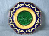 Wedgwood Majolica octagonal pictorial plate