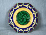 Wedgwood Majolica octagonal pictorial plate