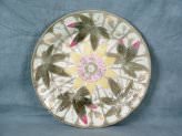 Wedgwood Majolica Argenta passion flower plate