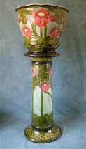 Minton Secessionist jardinere & stand