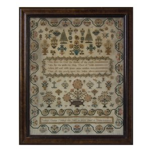 Antique Sampler, 1832, by Rachel Goster
