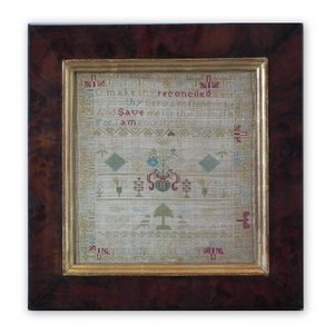 Small Antique Sampler, 1761, by Mary Lee