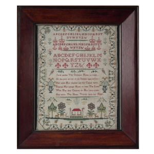 Antique Sampler, 1801, By Sally Phipps