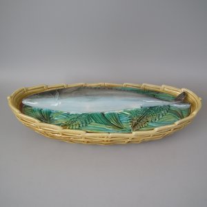 George Jones Majolica Mackerel Tureen
