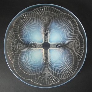 Rene Lalique Opalescent Glass 'Coquilles No 1' Plate