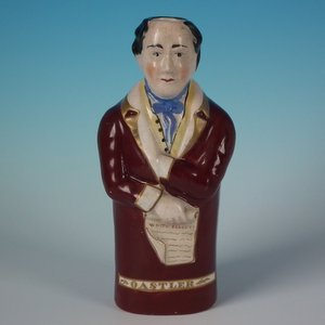 Staffordshire Pottery Richard Oastler bottle/flask