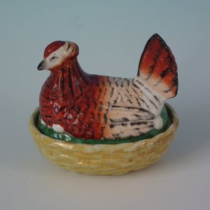 Mini Staffordshire Hen on Nest Tureen