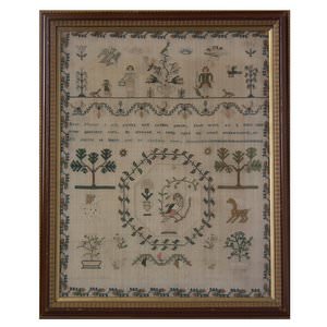 Antique Sampler, 1834, by Ann Jones