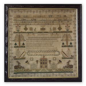 Early 19thC Sampler by Harriett Bayliss