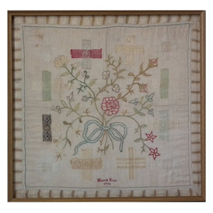Antique Darning Sampler, 1779, by Hannah Kent