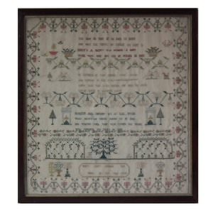 Antique Sampler, 1779, by Mary Elley