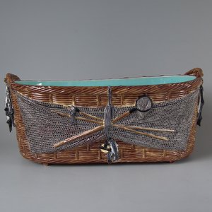 Holdcroft Majolica Fishing Net Jardinière