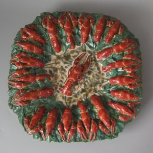 Longchamp Majolica Lobster Platter