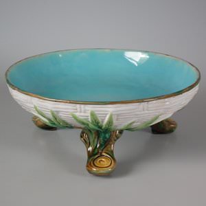 George Jones Majolica Compote