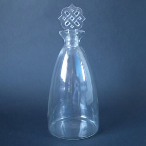 Rene Lalique Clear Glass 'Molsheim' Decanter