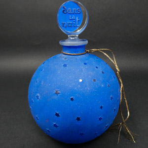 Rene Lalique Glass 'Dans La Nuit' Perfume Bottle