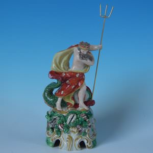 Staffordshire Pearlware Neptune figure