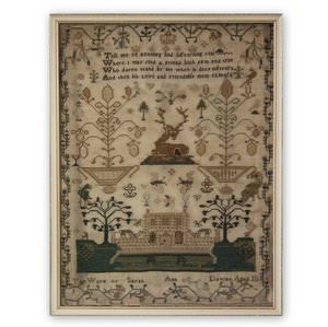 Antique Sampler, Circa 1832, by Sarah Ann Davies Aged 10