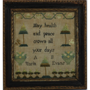 Miniature Sampler by Maria Evans