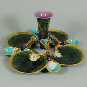 Joseph Holdcroft Majolica Serving Dish