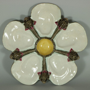 Wedgwood Majolica Dolphin/Fishes Oyster Plate