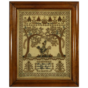 Antique Sampler, 1824, by Mary Richards aged 13