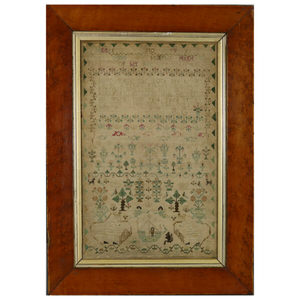 Antique Sampler, 1758, by Peggey Gibbs