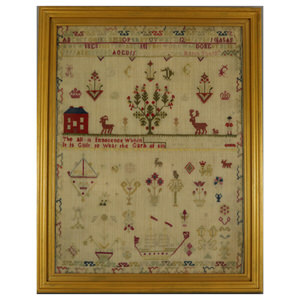 Antique Sampler, 1799, by Anne Strong