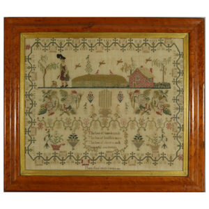 Antique Sampler, 1830, by Mary Ann Smith