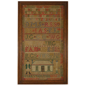 Antique Scottish Sampler, c.1820, by Mary Souter
