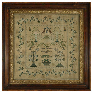 Antique Sampler, 1828, by Lucy Newson