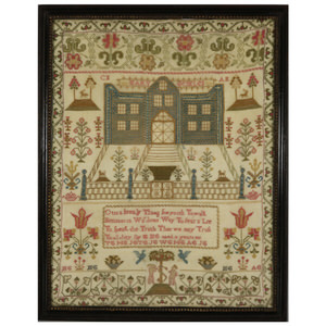 Antique Sampler, 1811, by Mary Gentles Aged 10