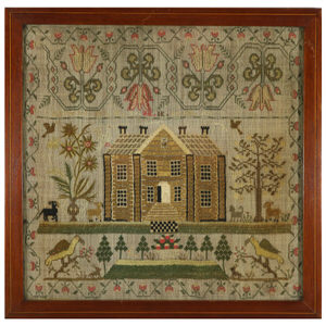 Antique Scottish Sampler, 1812, by Barbara Key