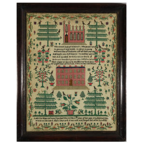 Antique Sampler, c.1820, by Lucy Caroline German