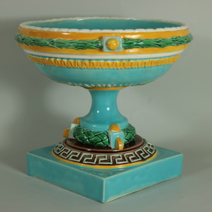 George Jones Majolica Comport