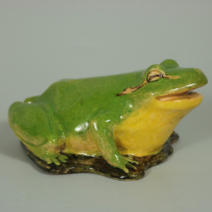 Clement Massier Frog Figure