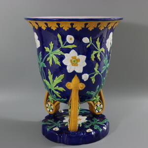 Minton Majolica Buttercups Jardiniere