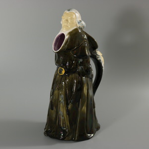 George Jones Majolica Monk Pitcher