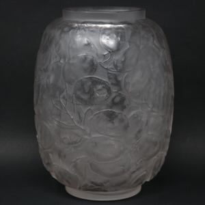 Rene Lalique Glass Monnaie du Pape Vase