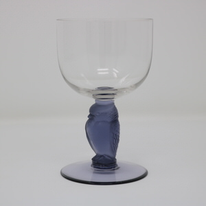 Rene Lalique Glass 'Rapace' Drinking Glass