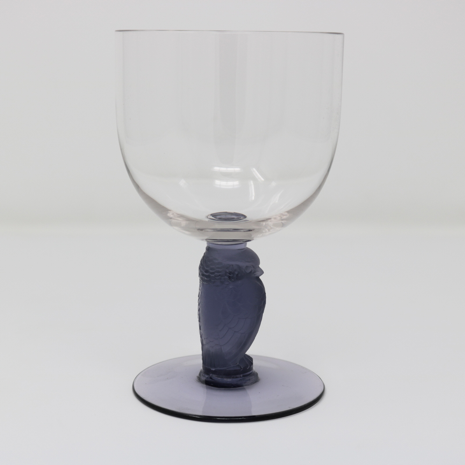 Rene Lalique Glass 'Rapace' Drinking Glass - ID#22694 Image 3