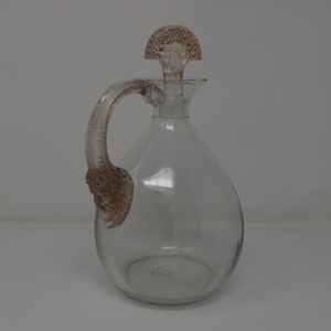 Rene Lalique Glass Satyre Decanter