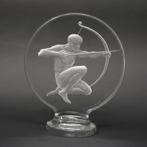 Rene Lalique Glass Archer Car Mascot