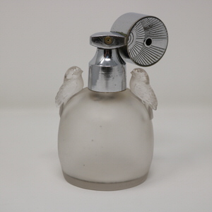 Rene Lalique Frosted Glass Perruches Perfume Bottle