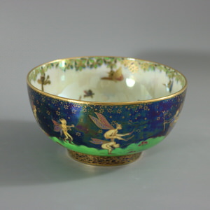 Wedgwood Fairyland Lustre 'Leapfrogging Elves' Imperial Bowl